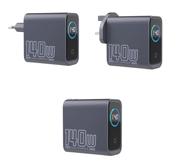 100W Charger with TFT Display